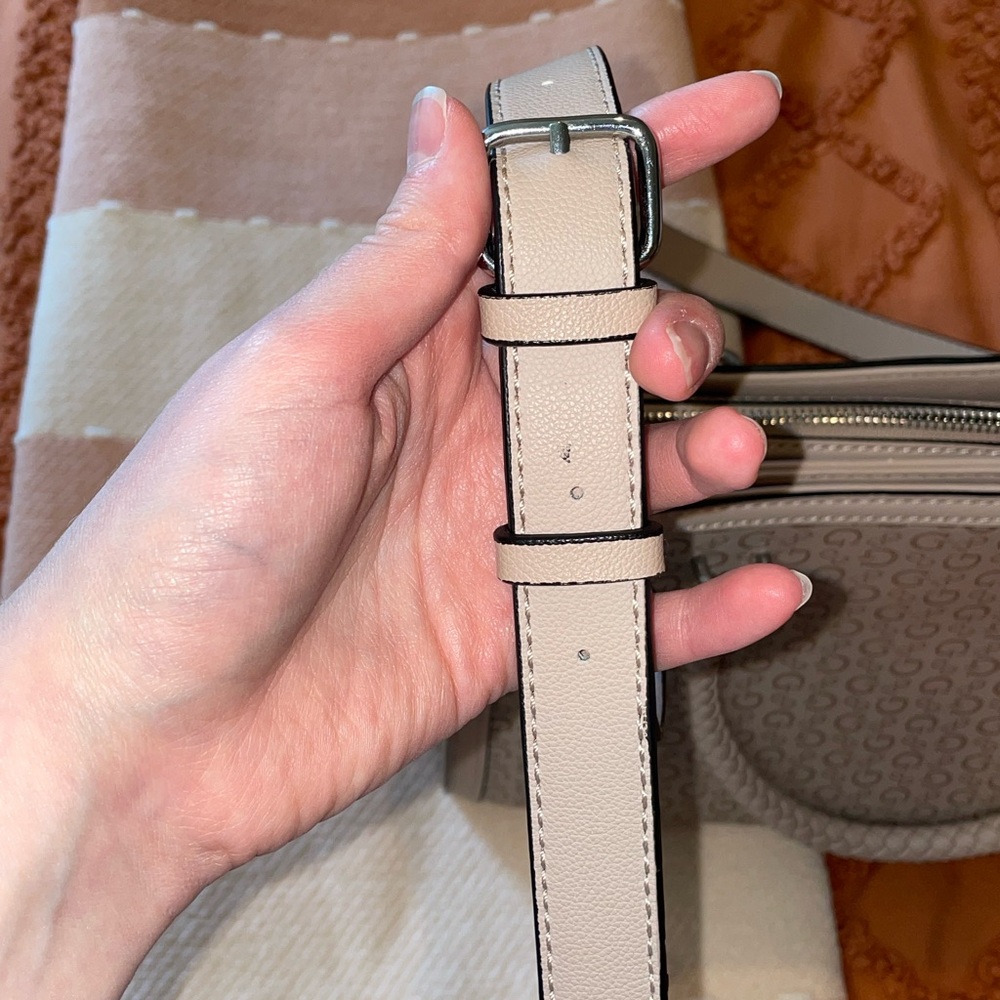 Guess Light Brown Monogram Tote - image 7